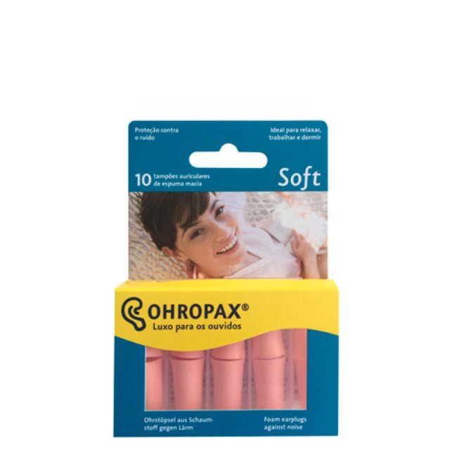 Ohropax Soft Foam Earplugs x10