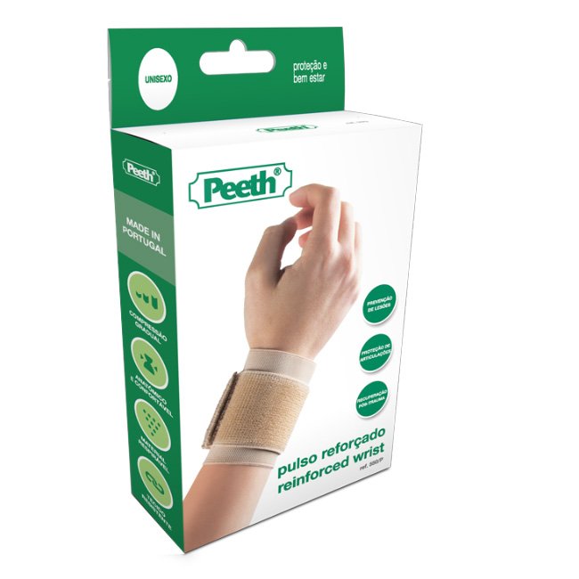 Peeth Pulso Elástico Reforçado Médio Bege 1un