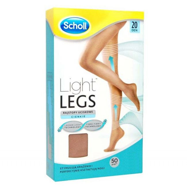 Dr Scholl Light Legs Collants Compressão 20DEN Tamanho S Cor Pele 1unid