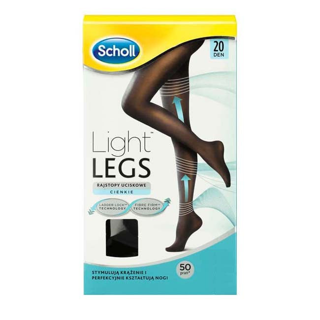 Scholl Light Legs Collants Compressão 20DEN Tamanho S Preto 1unid