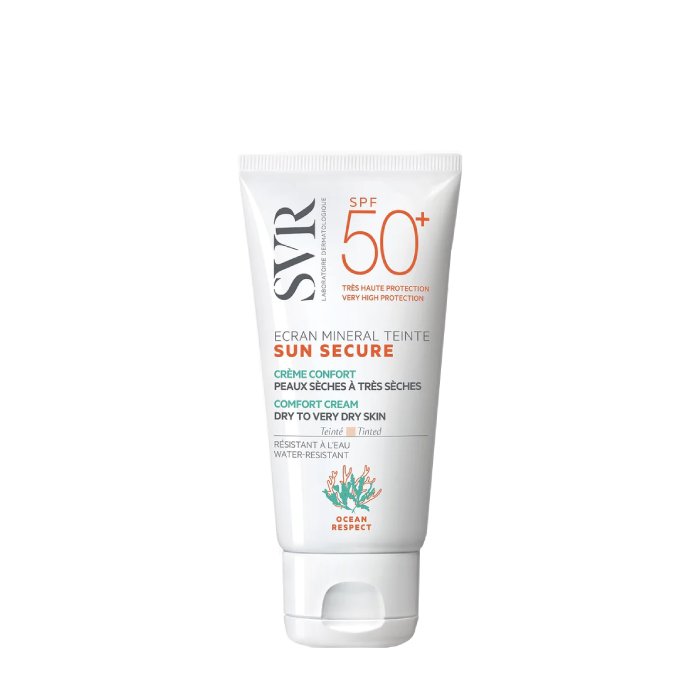 SVR Sun Secure Minéral Teinté SPF50+ Creme Solar de Cor Peles Secas 50ml