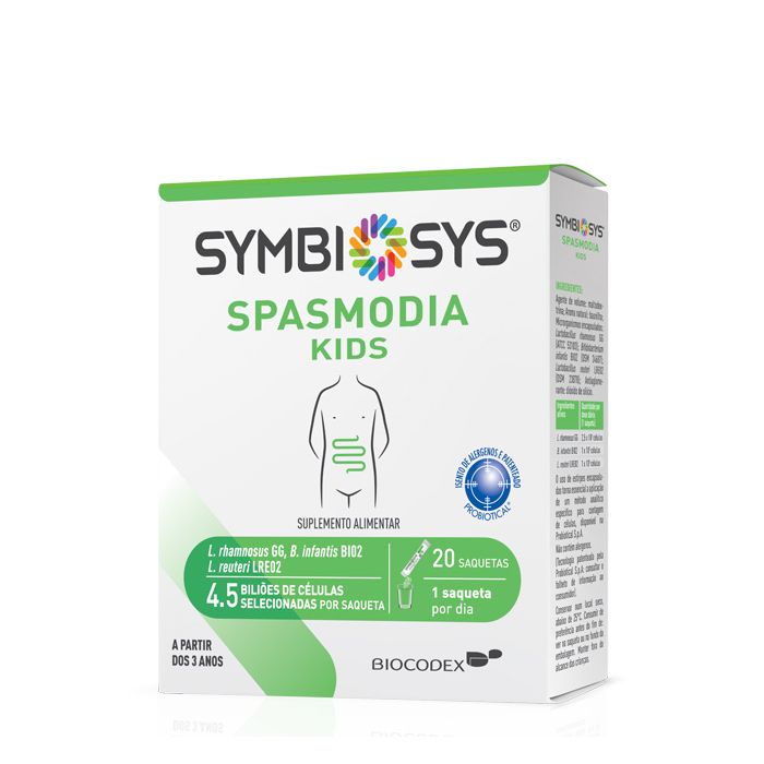Symbiosys Spasmodia Kids Saquetas 20unid