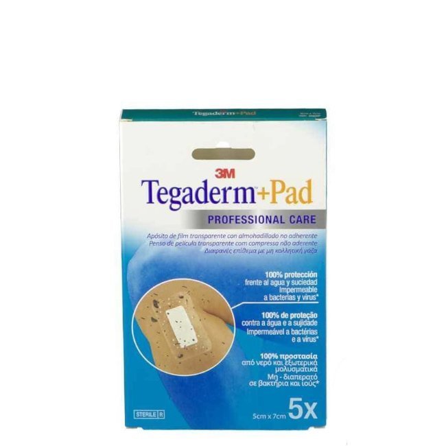 Tegaderm +Pad Pensos Cirúrgicos 5x7cm 5un
