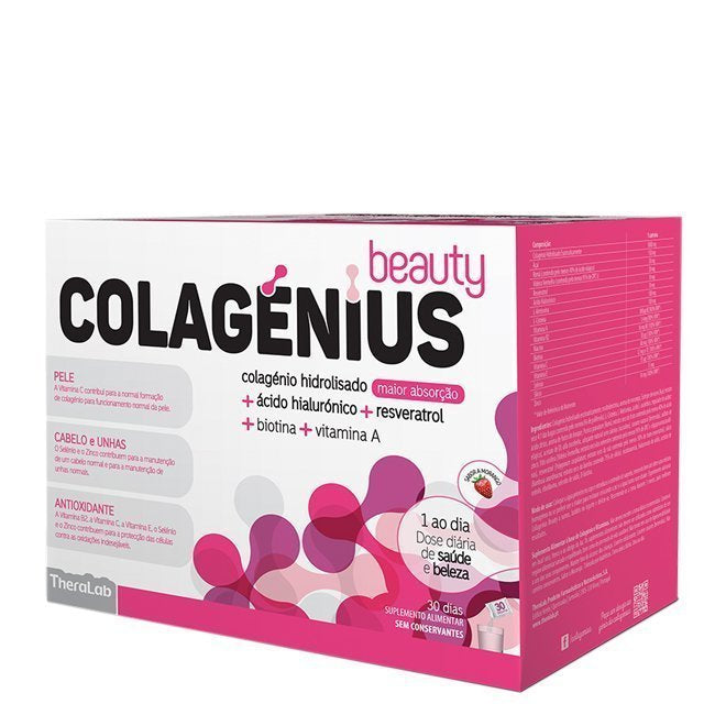 Colagénius Beauty Suplemento Pó Oral em Saquetas 30x8 1gr