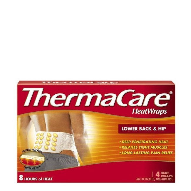Thermacare Heatwraps Lumbar and Hips 4 unidades