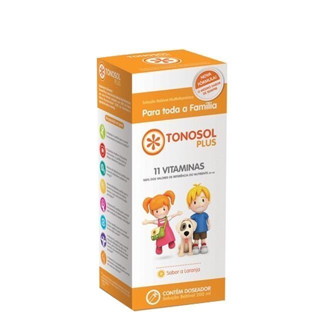 Tonosol Plus 11 Vitaminas Solução Oral 200ml