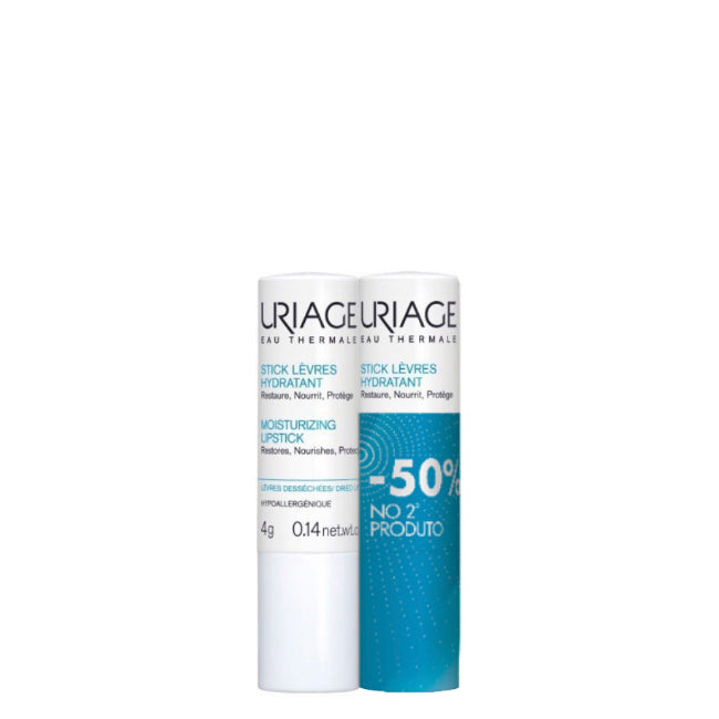 Uriage Duo Stick Labial Hidratante Preço Especial 2x4gr
