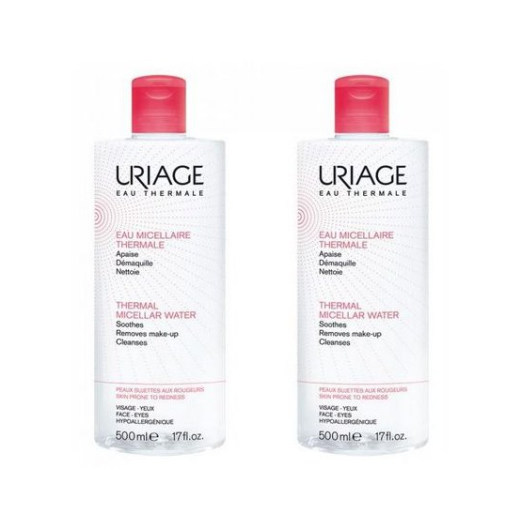 Uriage Duo Água Micelar Pele Com Vermelhidão 2x500ml