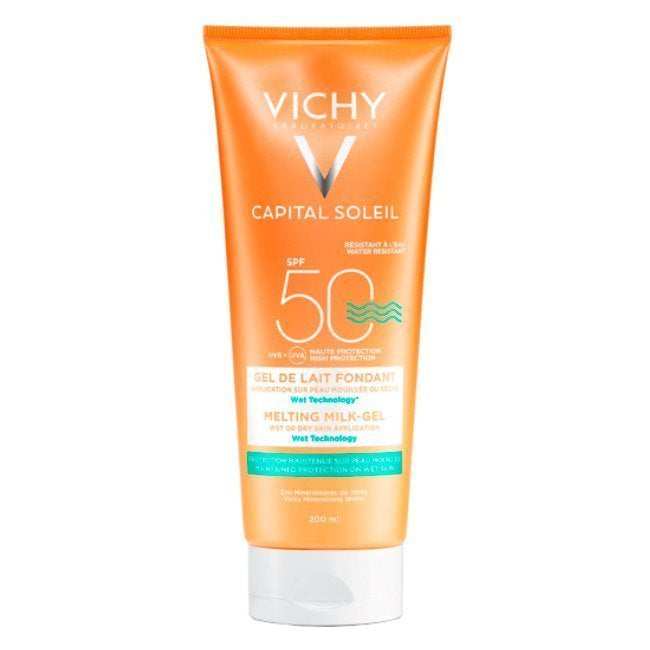 Vichy Capital Soleil Leite-Gel Ultra fundente Wet Technology FPS50 200 ml