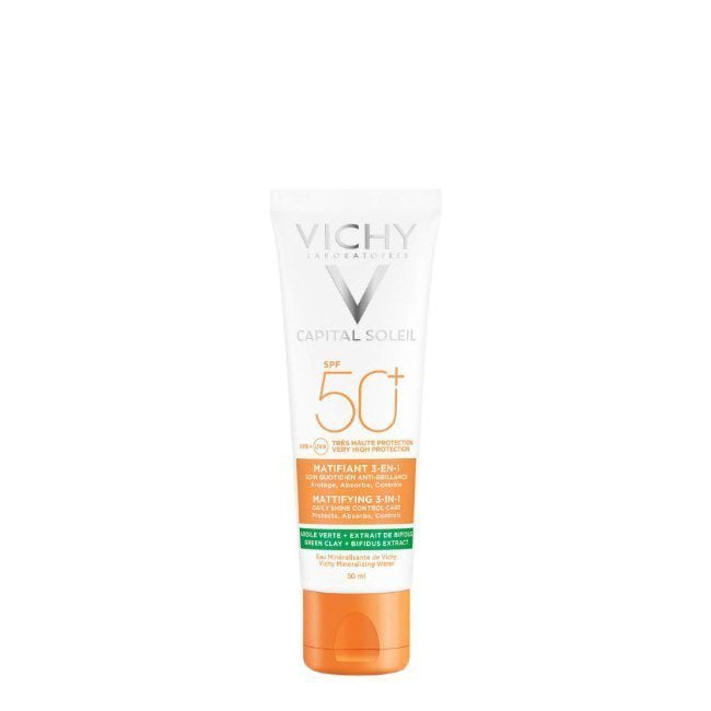 Vichy Capital Soleil Creme Matificante 3-em-1 FPS50+ 50 ml