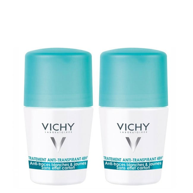 Vichy Duo Desodorante Roll-On 48h Antimanchas 2x50ml