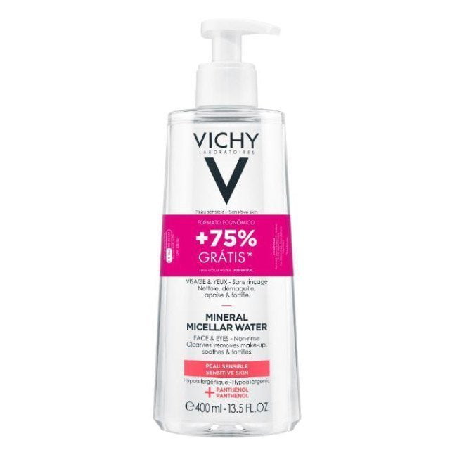 Vichy Pureté Thermale Água Micelar Pele Sensível 400ml