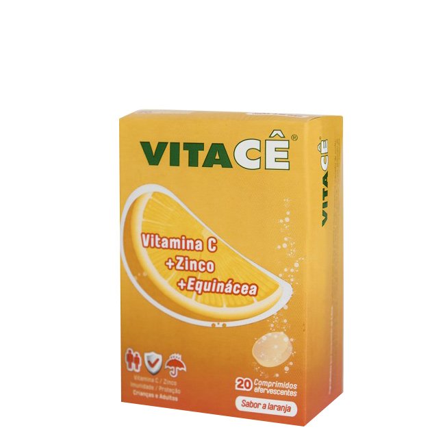 Vitacê Comprimidos Efervescentes Suplemento Imunoestimulante 20un